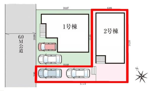 印旛郡酒々井町中央台1丁目　2号棟　新築戸建