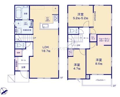 柏市花野井の新築一戸建