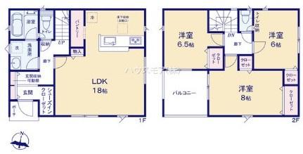 土浦市木田余　2号棟　新築戸建