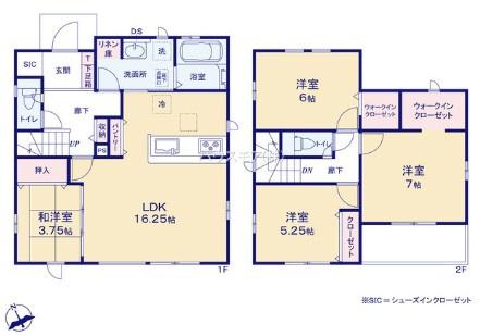 柏市戸張　10号棟　新築戸建