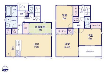 柏市高田　5号棟　新築戸建