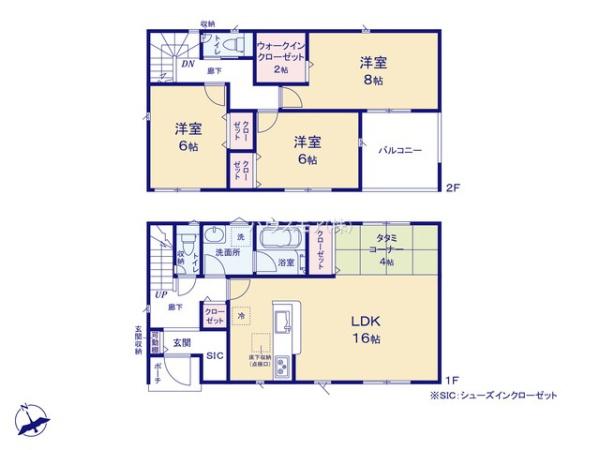 龍ケ崎市南中島町　2号棟　新築戸建