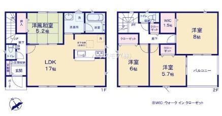 守谷市松前台　1号棟　新築戸建