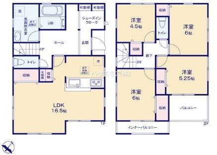 野田市柳沢　3号棟　新築戸建