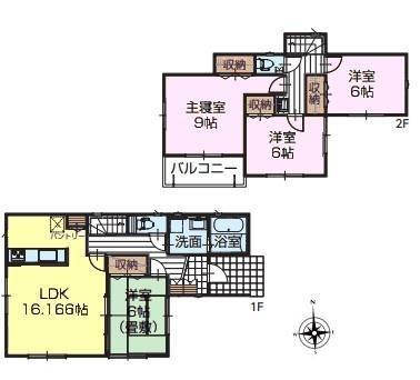 土浦市板谷4丁目　2号棟　新築戸建