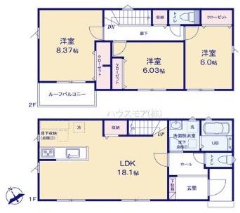柏市酒井根2丁目　5号棟　新築戸建