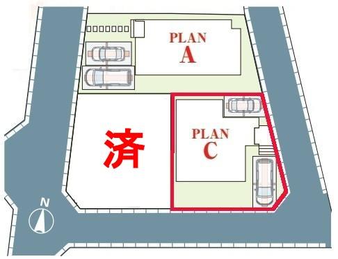 松戸市八ケ崎1丁目　C号棟　新築戸建