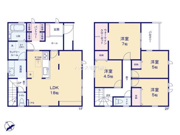 稲敷郡阿見町よしわら6丁目　2号棟　新築戸建て
