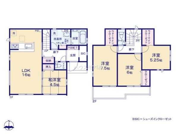 松戸市金ケ作　3号棟　新築戸建
