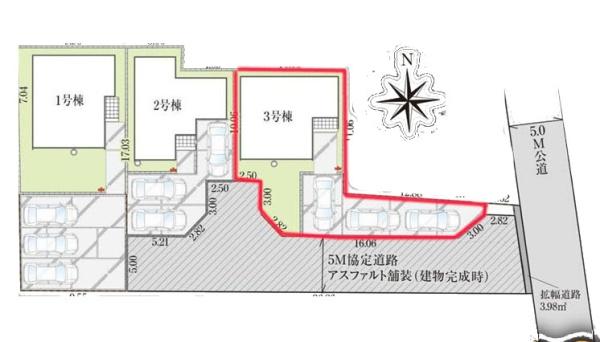 松戸市金ケ作　3号棟　新築戸建