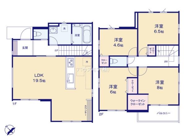 野田市宮崎新田　1号棟　新築戸建て