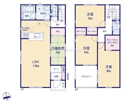 松戸市西馬橋　7号棟　新築戸建