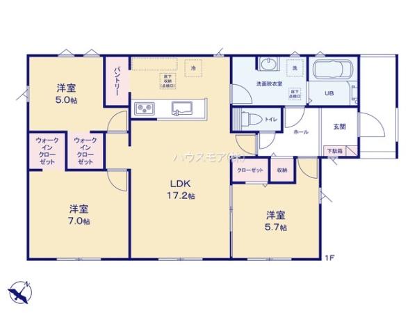 つくば市花畑3丁目　2号棟　新築戸建