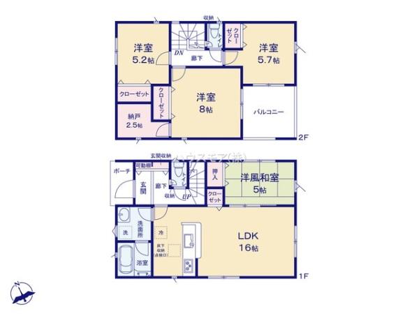 流山市流山3丁目　1号棟　新築戸建