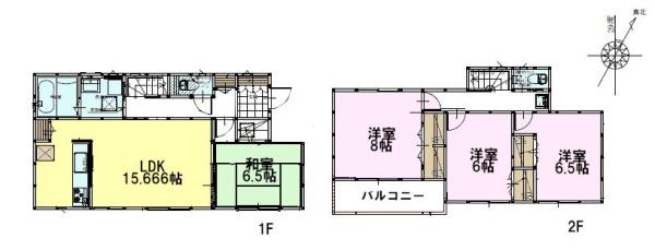 牛久市中央2丁目　1号棟　新築戸建