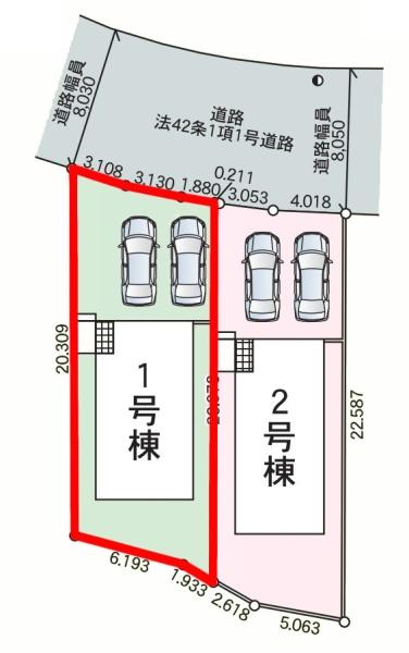 土浦市小岩田東2丁目　1号棟　新築戸建て