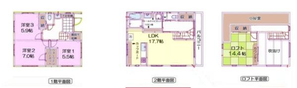 流山市野々下５丁目　住宅C棟　新築戸建
