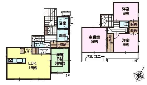 稲敷郡阿見町大字実穀　1号棟　新築戸建