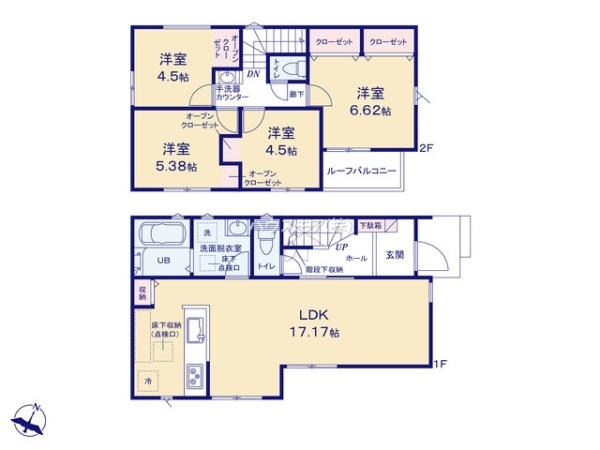 松戸市上本郷4丁目　1号棟　新築戸建