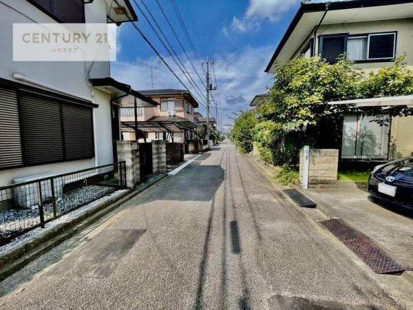 つくば市宝陽台 新築戸建て(前面道路含む現地写真)