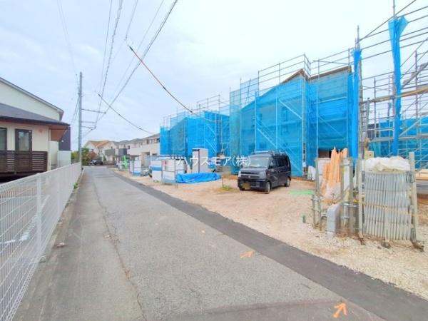 野田市中野台 7号棟 新築戸建て(前面道路含む現地写真)