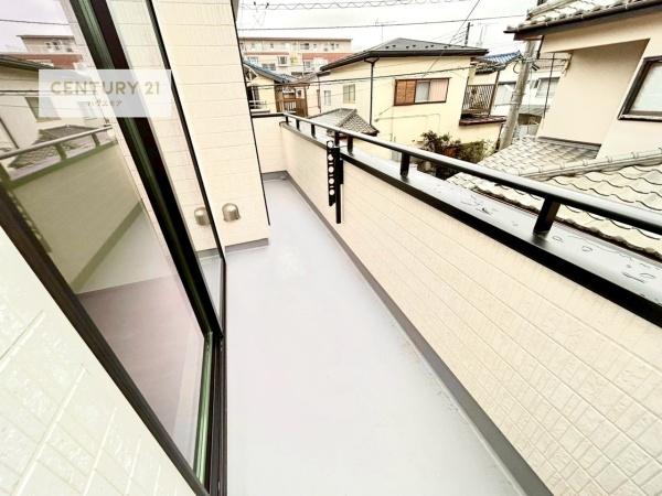 松戸市栄町7丁目 新築戸建(バルコニー)