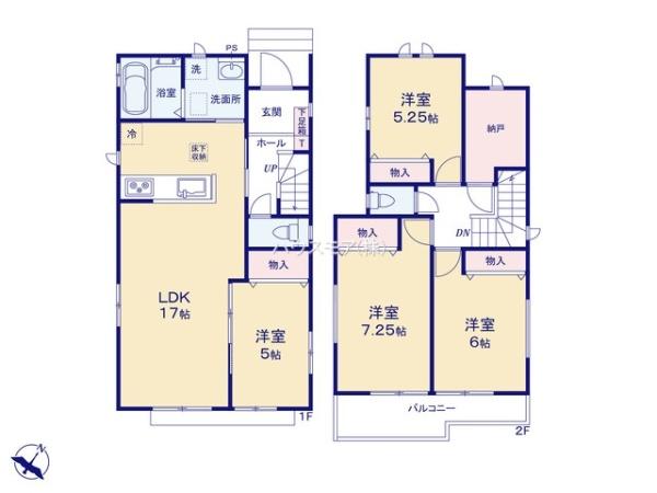 守谷市薬師台7丁目　B号棟　新築戸建