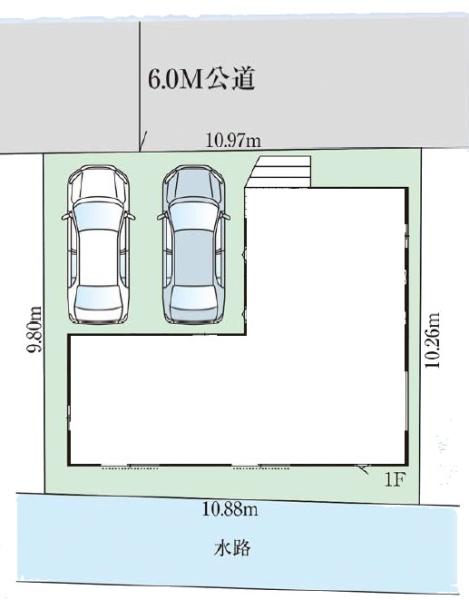 流山市西深井 新築戸建(区画図)