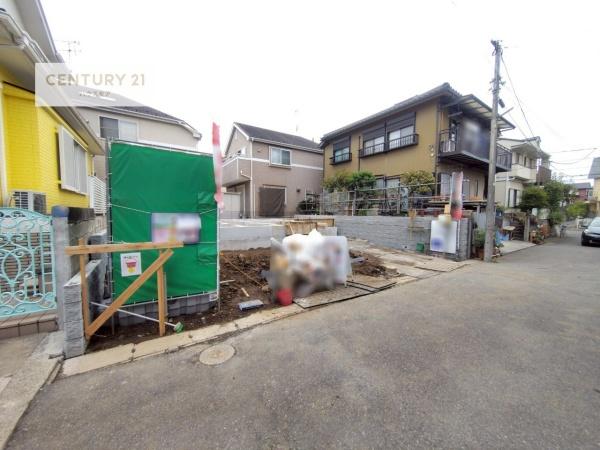 松戸市日暮8丁目 新築戸建(前面道路含む現地写真)
