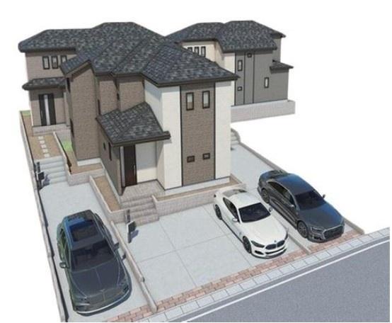 松戸市上本郷 C号棟 新築戸建て(完成予想図)