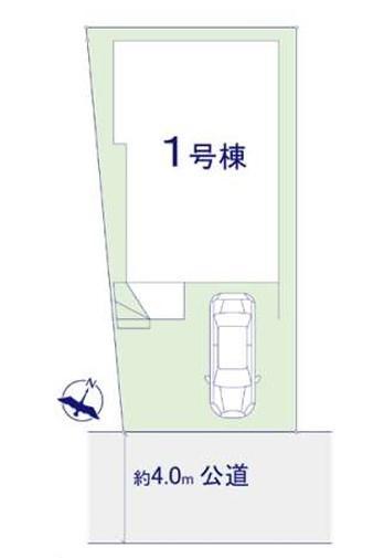 柏市根戸 新築戸建て(区画図)