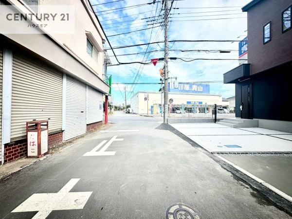 野田市山崎 2号棟 新築戸建(前面道路含む現地写真)