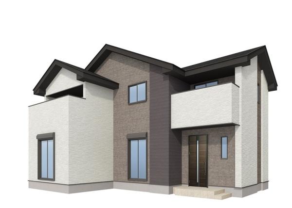 取手市戸頭2丁目 2号棟 新築戸建(完成予想図)
