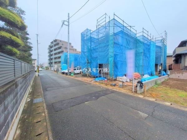 松戸市樋野口 C号棟 新築戸建(前面道路含む現地写真)