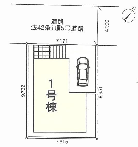 柏市しいの木台4丁目 新築戸建(区画図)