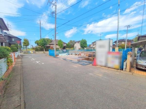 我孫子市つくし野5丁目 新築戸建(前面道路含む現地写真)