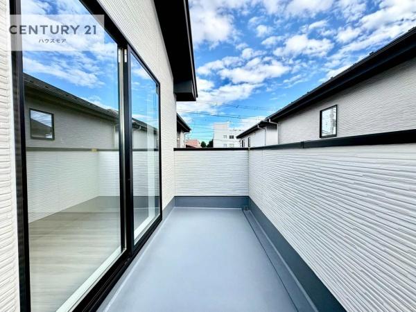 牛久市栄町5丁目 1号棟 新築戸建(バルコニー)