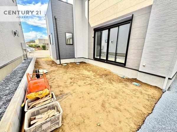 牛久市栄町5丁目 1号棟 新築戸建(庭)