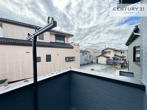 柏市西原4丁目 2号棟 新築戸建(バルコニー)