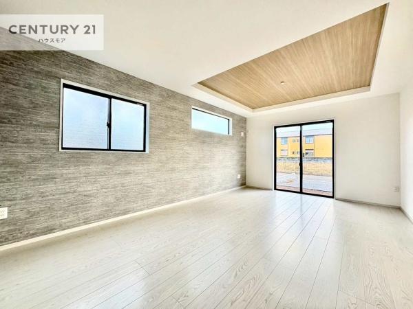牛久市牛久町 5号棟 新築戸建(リビング)