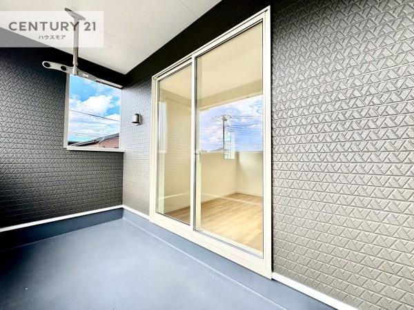 牛久市下根町 1号棟 新築戸建(バルコニー)