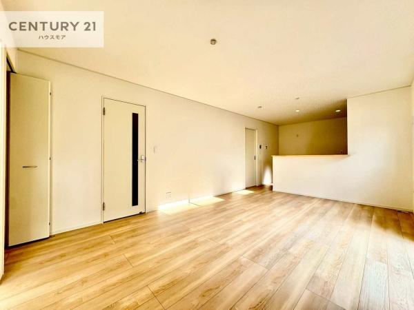 牛久市下根町 1号棟 新築戸建(リビング)