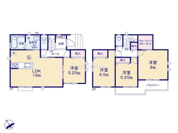土浦市烏山4丁目　B号棟　新築戸建