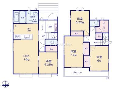 土浦市中高津2丁目　B号棟　新築戸建