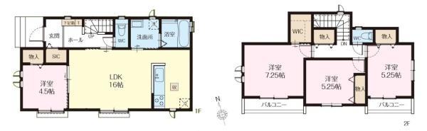 我孫子市つくし野2丁目　新築戸建て