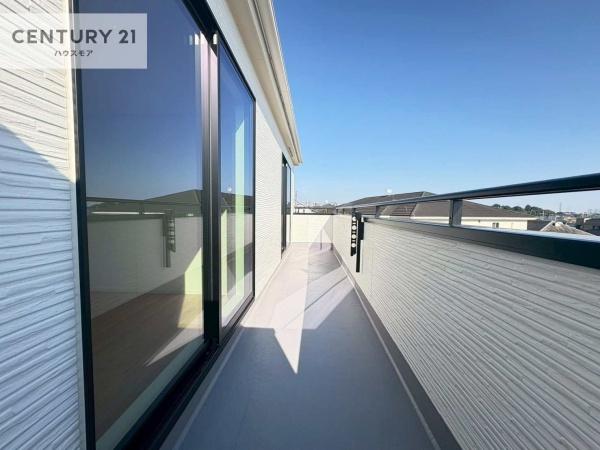 柏市高田 C号棟 新築戸建(バルコニー)