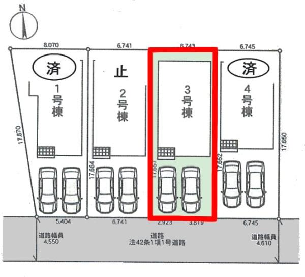 柏市新逆井1丁目　3号棟　新築戸建て