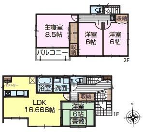 土浦市板谷4丁目　3号棟　新築戸建