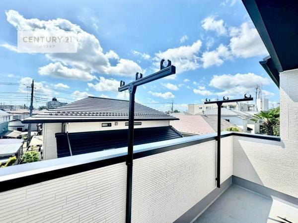 松戸市高柳新田 新築戸建(バルコニー)