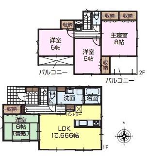 土浦市板谷4丁目　14号棟　新築戸建